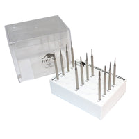 PANTHER BURS CONE SQUARE CROSS CUT SET OF 12 FIG 23-Transcontinental Tool Co