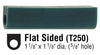 T-250 FERRIS FILE-A-WAX FLAT-SIDED LG 1-1/8 X 1-1/8 X 5/8"H-Transcontinental Tool Co