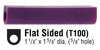 T-100 FERRIS FILE-A-WAX FLAT-SIDED 1-1/8 X 1 X 5/8"-Transcontinental Tool Co