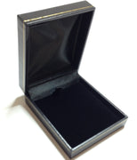CLASSIC BLACK LEATHERETTE PENDANT BOX (1DZ)-Transcontinental Tool Co