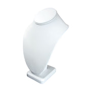 MEDIUM STANDING NECK BUST WHITE LEATHER 10"-Transcontinental Tool Co