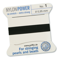 BLACK NYLON BEAD CORD-Transcontinental Tool Co