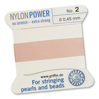 LIGHT PINK NYLON BEAD CORD-Transcontinental Tool Co