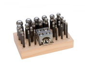 2-1/2" DOMING PUNCH & BLOCK SET OF 25PCS-Transcontinental Tool Co