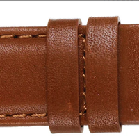 PLAIN SMOOTH PADDED STITCHED LEATHER WATCH BANDS 331-Transcontinental Tool Co