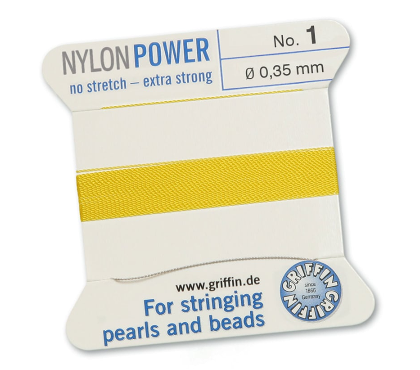 YELLOW NYLON BEAD CORD-Transcontinental Tool Co