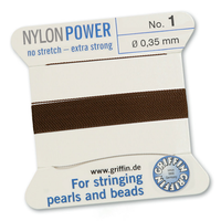 BROWN NYLON BEAD CORD-Transcontinental Tool Co