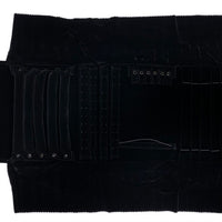 DELUXE VELVET JEWELLERY ROLL - COMBINATION BLACK-Transcontinental Tool Co