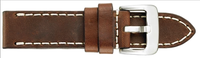 FLAT THICK OIL LEATHER WATCH BANDS 383-Transcontinental Tool Co