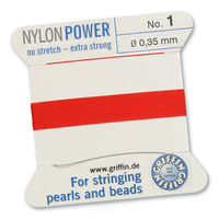 RED NYLON BEAD CORD-Transcontinental Tool Co