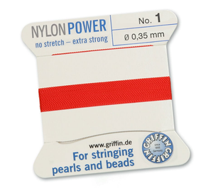 RED NYLON BEAD CORD-Transcontinental Tool Co