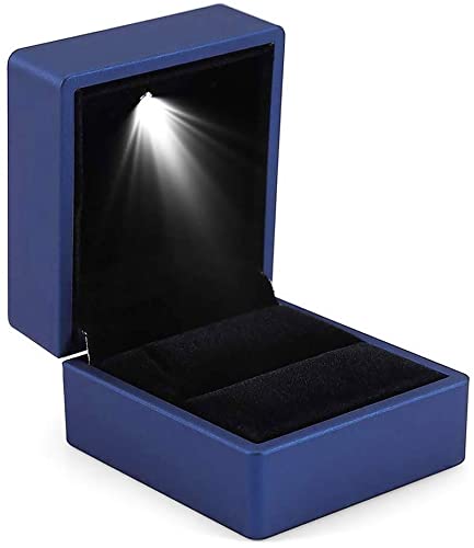 LIGHT RING BOX BLUE 1PC-Transcontinental Tool Co