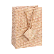 SHOPPING TOTE- MEDIUM- MATTE FINISH BURLAP-Transcontinental Tool Co