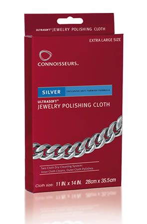 CONNOISSEURS SILVER POLISHING CLOTH 11X14" 1PC-Transcontinental Tool Co