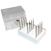 PANTHER BURS CYLINDER SQUARE CROSS-CUT SET OF 12 FIG 21-Transcontinental Tool Co