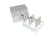 PANTHER BURS CYLINDER SQUARE CROSS-CUT SET OF 12 FIG 21-Transcontinental Tool Co