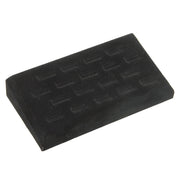RING DISPLAY TRAY 18 SLOT BLACK VELVET-Transcontinental Tool Co