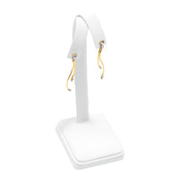 EARRING TREE DISPLAY WHITE LEATHER-Transcontinental Tool Co