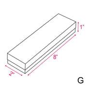 COTTON FILLED BOXES 8 X 2 X 1"-Transcontinental Tool Co