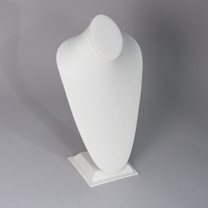 EXTRA-LARGE CONTOURED NECK BUST WHITE LEATHER 14-1/2"-Transcontinental Tool Co