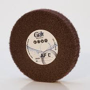 SATIN FINISH BUFF 4-1/2 X 1-1/8" RED FINE-Transcontinental Tool Co