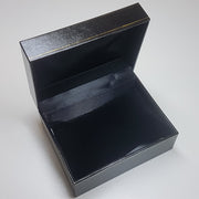 CLASSIC BLACK LEATHERETTE WATCH/BRACLET BOX (PILLOW, 1PC)-Transcontinental Tool Co