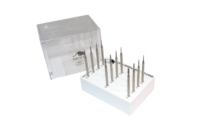 PANTHER BURS CONE SQUARE CROSS CUT SET OF 12 FIG 23-Transcontinental Tool Co