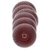 3M RADIAL BRISTLE DISC 220G RED 2 X 3/8" (10PCS)-Transcontinental Tool Co