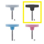 SILCONE MOUNTED POINTS - SQUARE EDGE - BLACK / MEDIUM - 11 X 2MM - 1PC-Transcontinental Tool Co