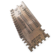 BANGLE GAUGE FOR MM, INCHES,-Transcontinental Tool Co