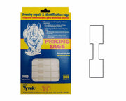 WHITE SQUARE RING PRICE TAGS-Transcontinental Tool Co