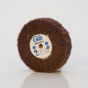 SATIN FINISH BUFF 2-1/2 X 3/4" RED FINE-Transcontinental Tool Co