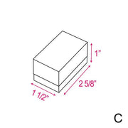 COTTON FILLED BOXES 2-5/8 X 1-1/2 X 1"-Transcontinental Tool Co