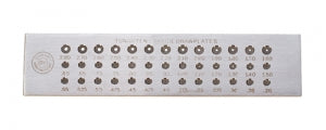TUNGSTEN CARBIDE DRAWPLATES 36 HOLE-Transcontinental Tool Co
