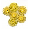 3M RADIAL BRISTLE DISCS 1 X 1/8" 80G YELLOW 1" (6 PCS)-Transcontinental Tool Co