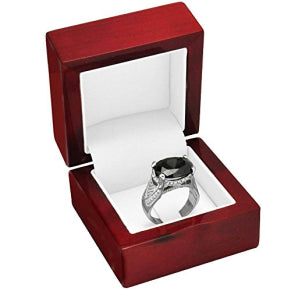 ROSEWOOD SLANTED SINGLE RING BOX 1 PC-Transcontinental Tool Co