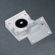 DISPLAY GEM BOX 2 X 2 X 1/2" BLACK & CLEAR-Transcontinental Tool Co