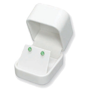 ROUND CORNER FAUX LEATHER EARRING BOX 12 PCS-Transcontinental Tool Co