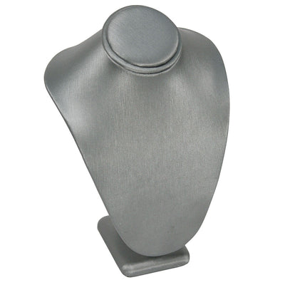SMALL STANDING NECK BUST STEEL GREY 7-1/2