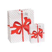 RED BOW TOTE BAGS - LARGE - 10 PCS-Transcontinental Tool Co