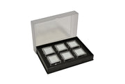 GEM TRAY WITH 6 BOXES BLACK-Transcontinental Tool Co