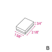 COTTON FILLED BOXES 2-1/8 X 1-5/8 X 3/4"-Transcontinental Tool Co