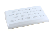 RING DISPLAY TRAY 18 SLOT WHITE-Transcontinental Tool Co