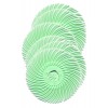 3M RADIAL BRISTLE DISC 1 MICRON LIGHT GREEN 2 X 3/8" (10PCS)-Transcontinental Tool Co
