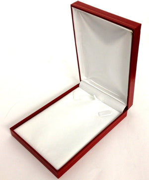 CLASSIC LEATHERETTE RED NECKLACE BOX (1DZ)-Transcontinental Tool Co