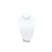 SMALL STANDING NECK BUST WHITE LEATHER 7-1/2"-Transcontinental Tool Co