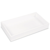 1.5" STANDARD SIZE PLASTIC STACKABLE UTILITY TRAY WHITE-Transcontinental Tool Co