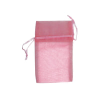 ORGANZA DRAWSTRING POUNCH 3X4" PINK-Transcontinental Tool Co