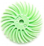 3M RADIAL BRISTLE DISCS 1 MICRON LIGHT GREEN 9/16" (6PCS)-Transcontinental Tool Co