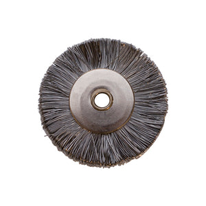 3/4" UNMOUNTED WIRE BRISTLE BRUSH - STEEL STRAIGHT, 3/32" HOLE - 12PCS-Transcontinental Tool Co
